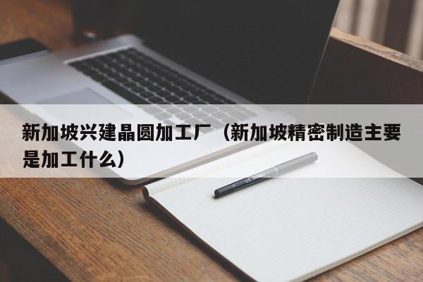 新加坡兴建晶圆加工厂（新加坡精密制造主要是加工什么）-第1张图片-bevictor伟德官网 - 伟德BETVLCTOR1946唯一官网